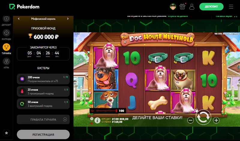 Игровой автомат The Dog House Multihold